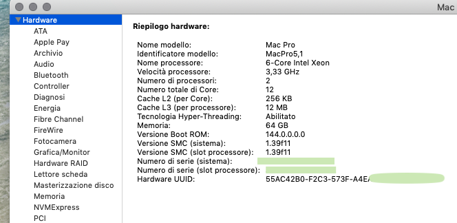 Mac Pro 256 GB Qualche graffio