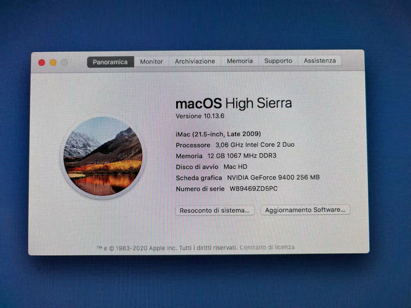 iMac 21.5" 512 GB Perfetto