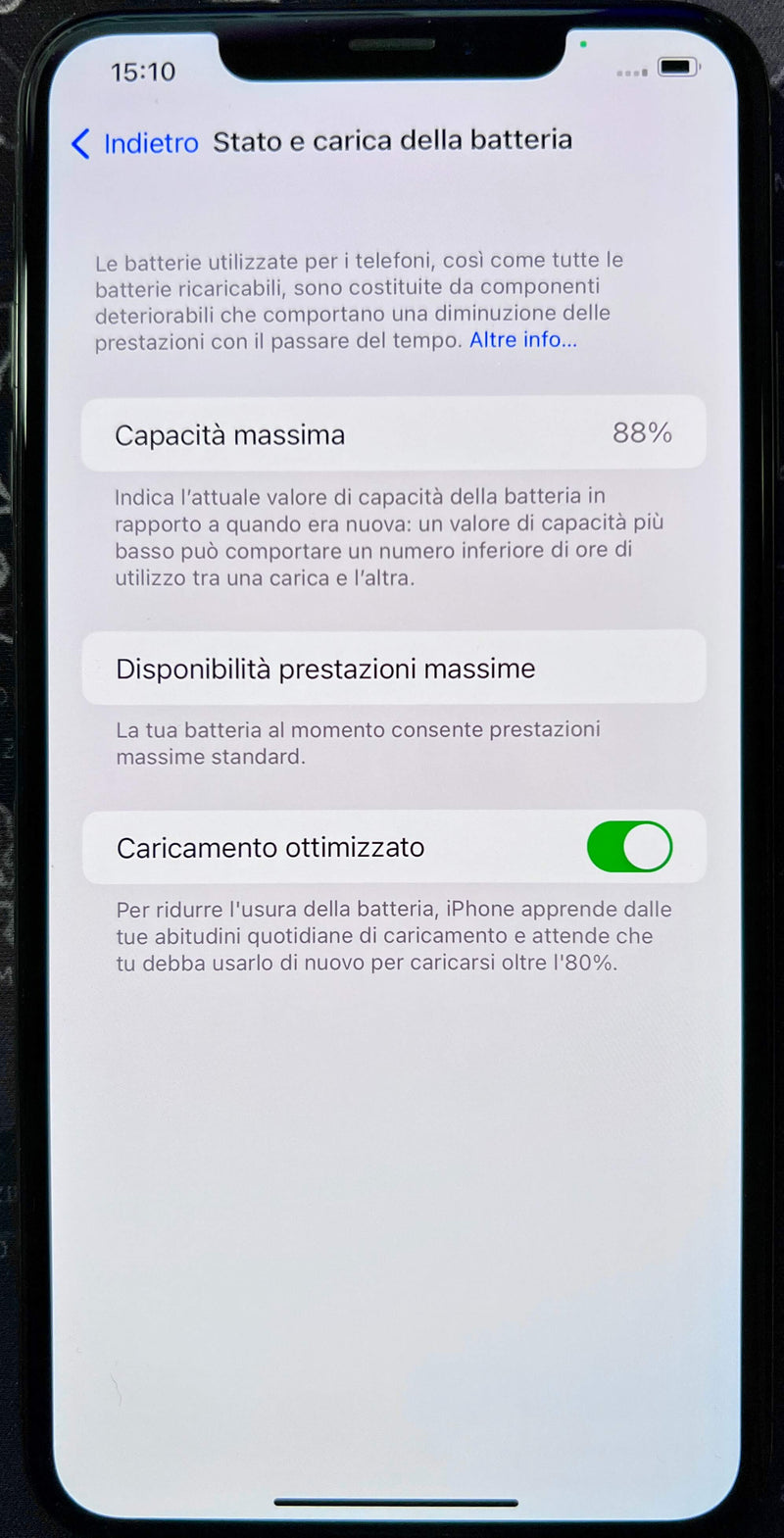 iPhone XS Max 256 GB Grigio Siderale