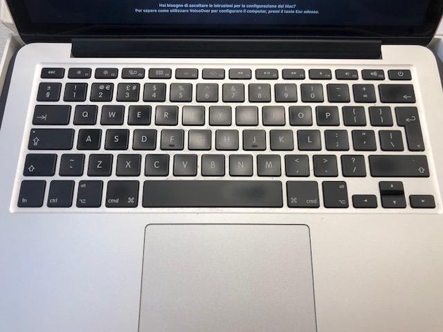 MacBook Pro 13" Retina 512 GB Argento