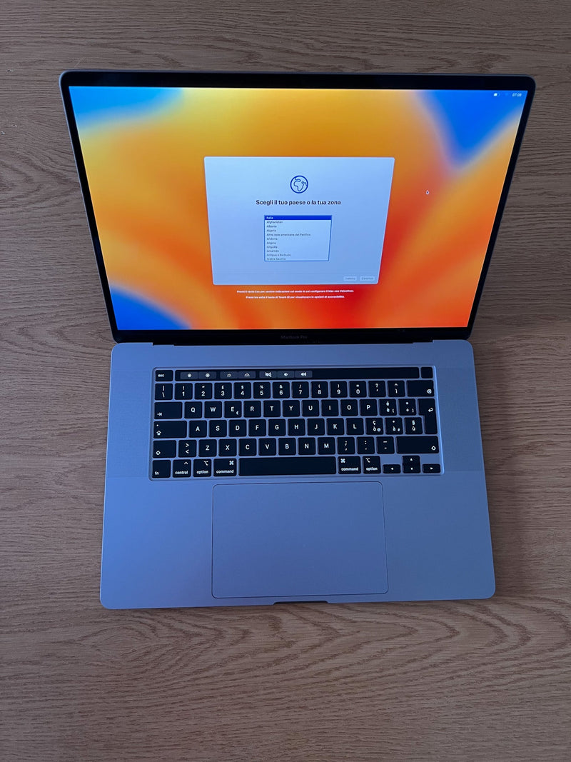 MacBook Pro 16" Retina 512 GB Grigio Siderale