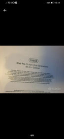 iPad Pro 11" 3TH 256 GB Grigio Siderale