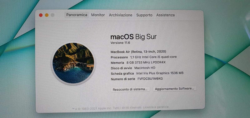 MacBook Air 13" Retina 512 GB Grigio Siderale