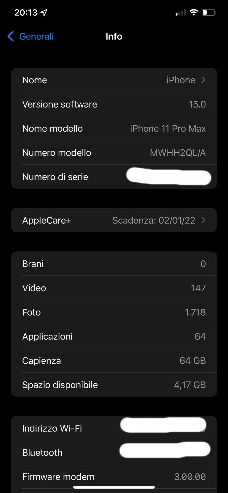 iPhone 11 Pro Max 64 GB Verde Notte